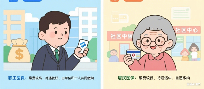 职工医保和居民医保的区别