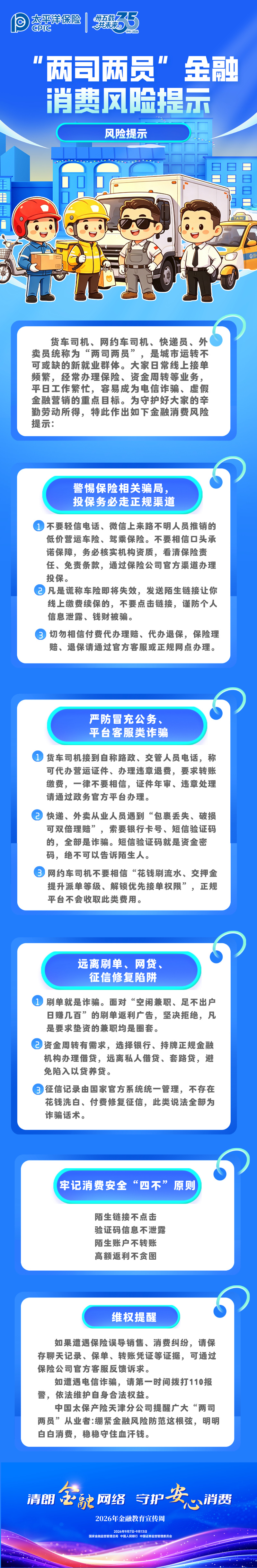 【风险提示】“两司两员”金融消费风险提示