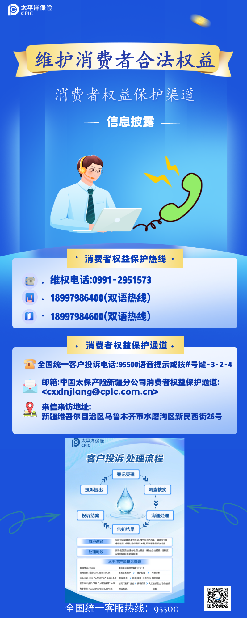 投诉渠道公示